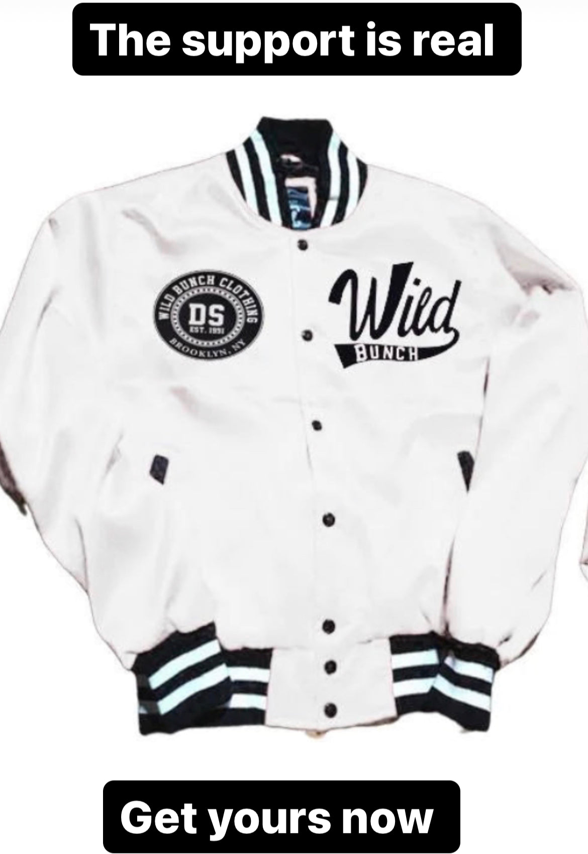 Wildbunch Satin Varsity Jacket